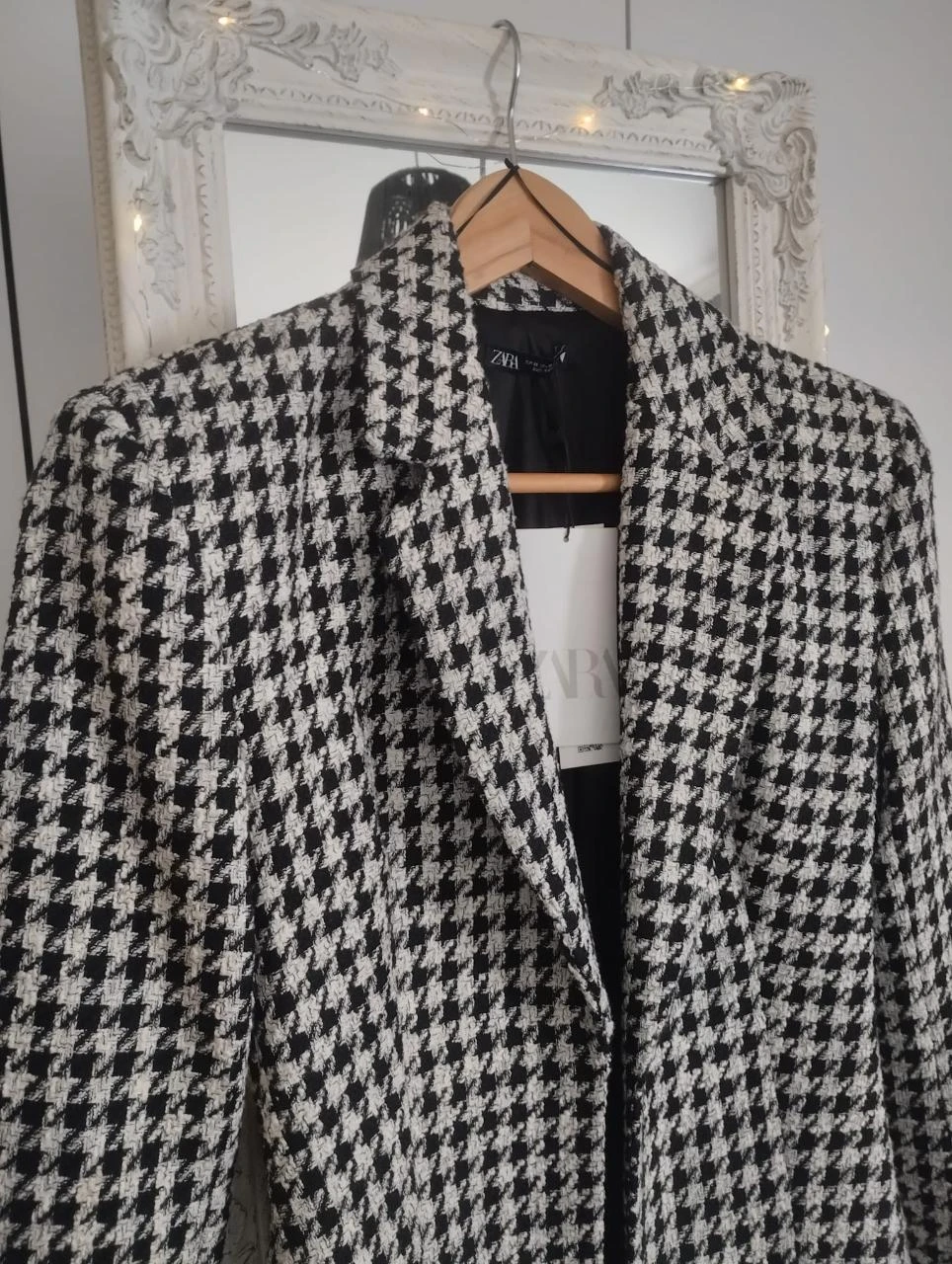 Zara Manteau structuré pied-de-poule XS Neuf avec étiquettes – photo 4